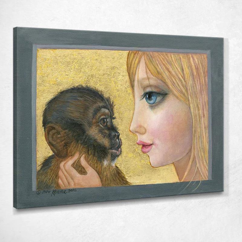 Más Que Palabras Margaret Keane cuadro en lienzo