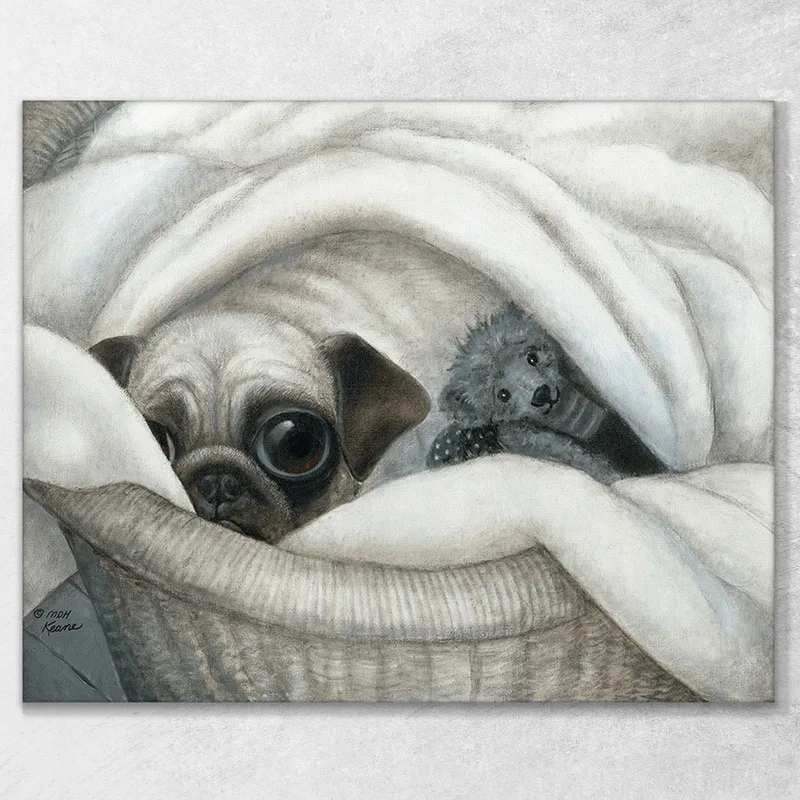 Pug Y Búsqueda Margaret Keane