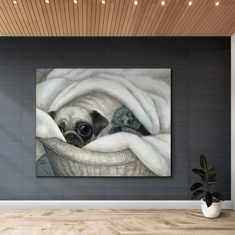 Pug Y Búsqueda Margaret Keane
