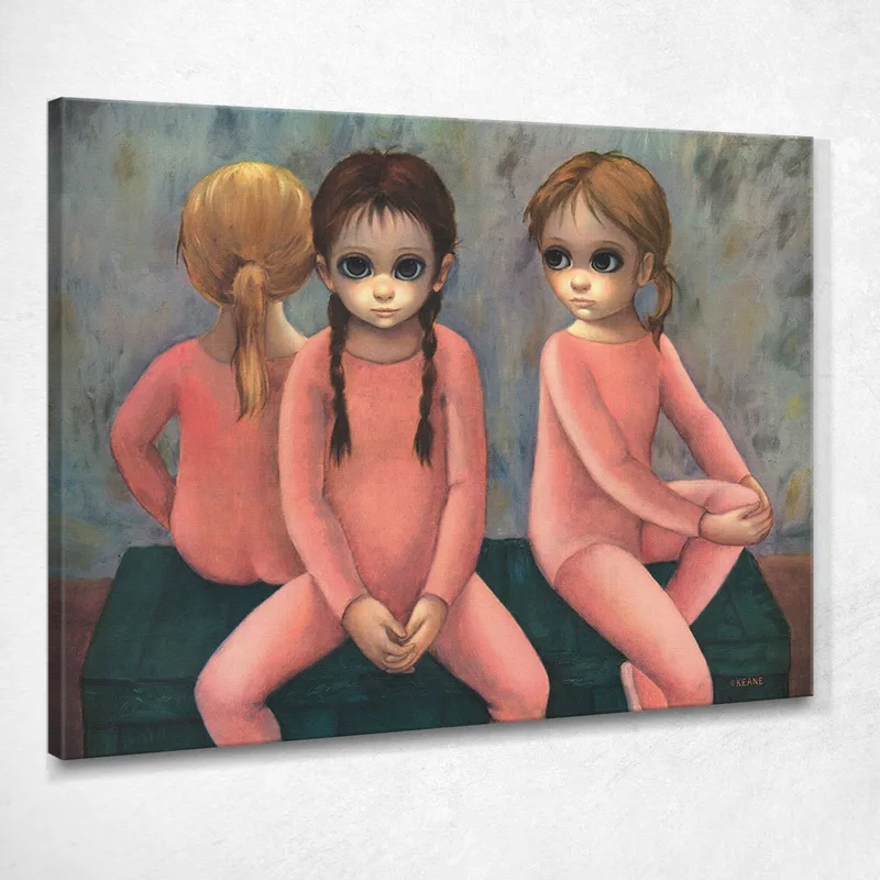 La Lección De Ballet Margaret Keane cuadro en lienzo