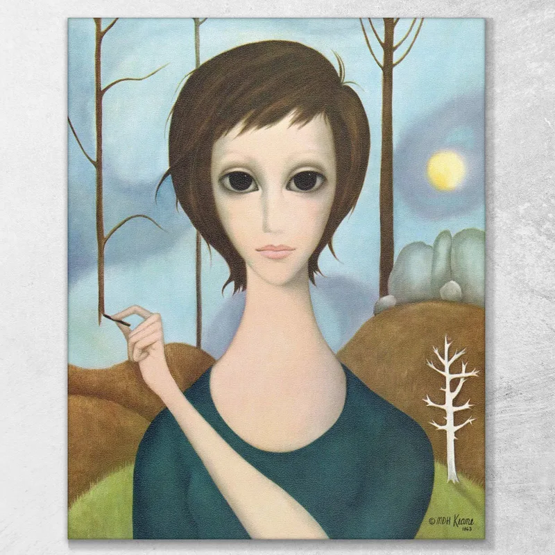 Ojos Grandes Y Arboles Margaret Keane