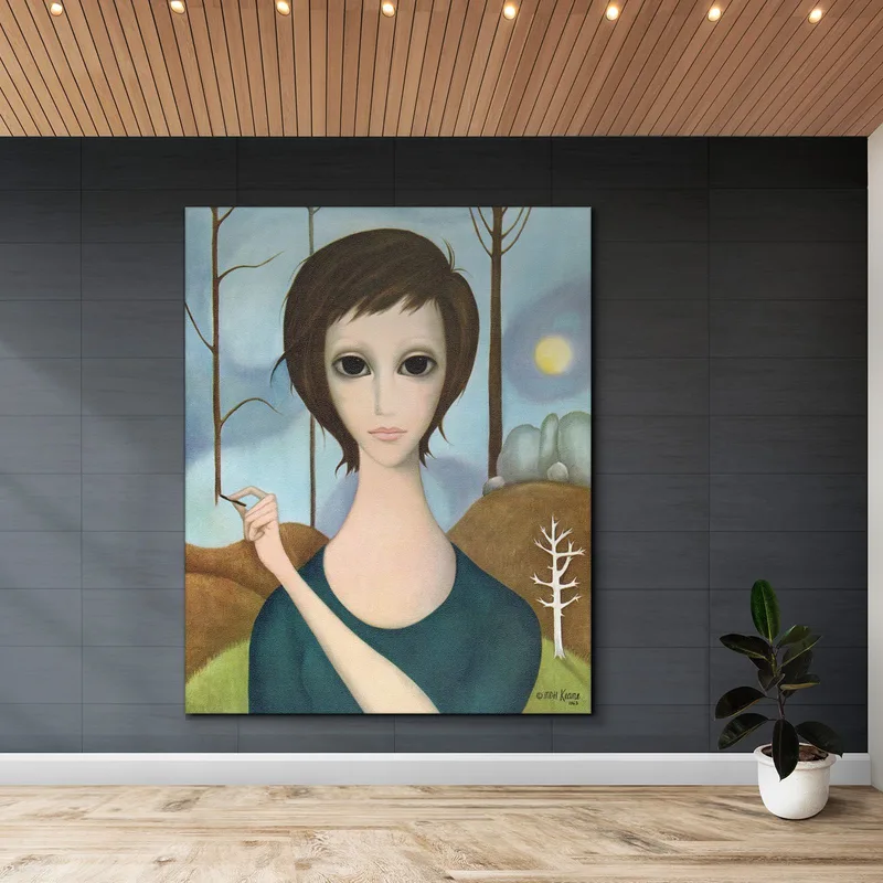 Ojos Grandes Y Arboles Margaret Keane