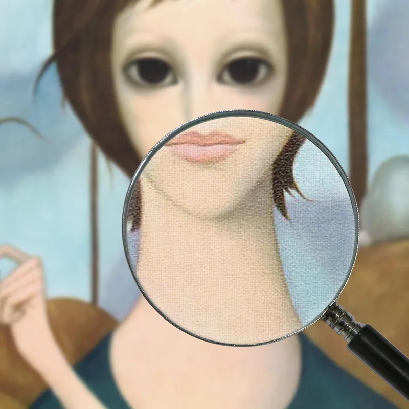 Ojos Grandes Y Arboles Margaret Keane