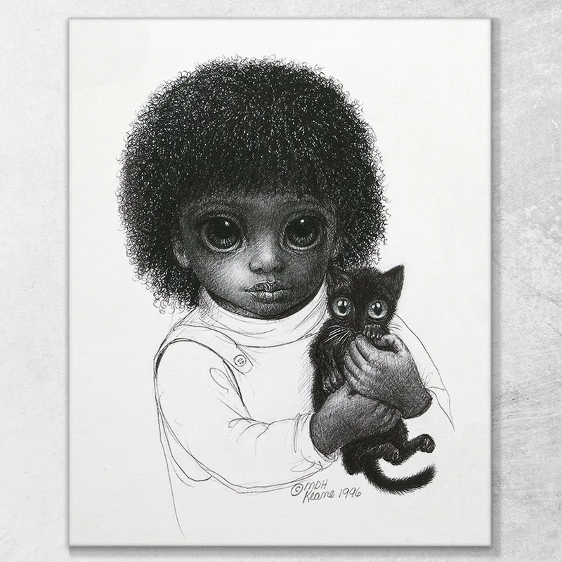 Chica Negra Margaret Keane