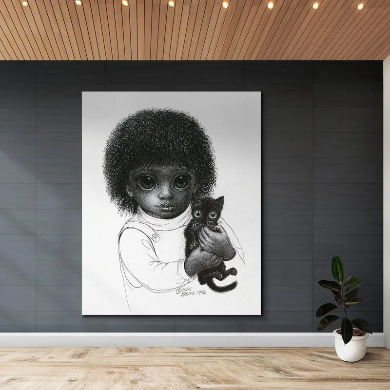 Chica Negra Margaret Keane
