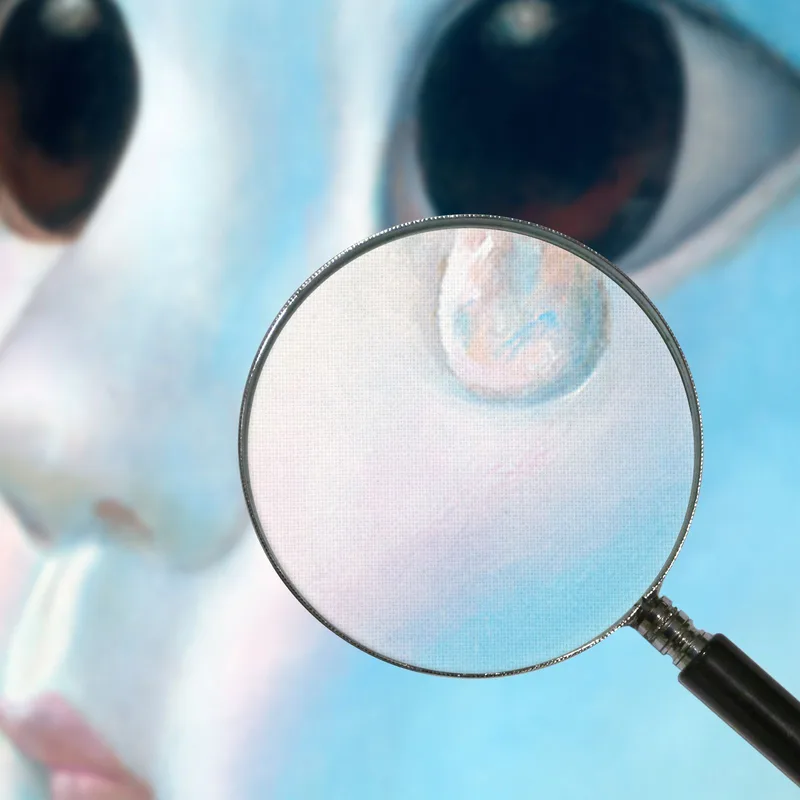 Luna Azul Margaret Keane