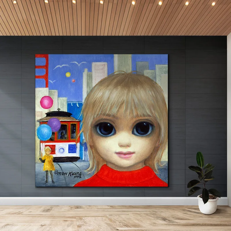 Chica De Ciudad Margaret Keane