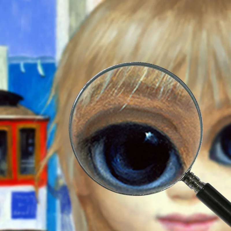 Chica De Ciudad Margaret Keane