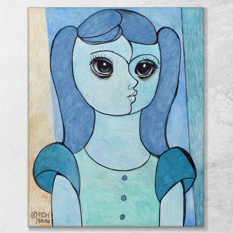 Chica De Azul Margaret Keane