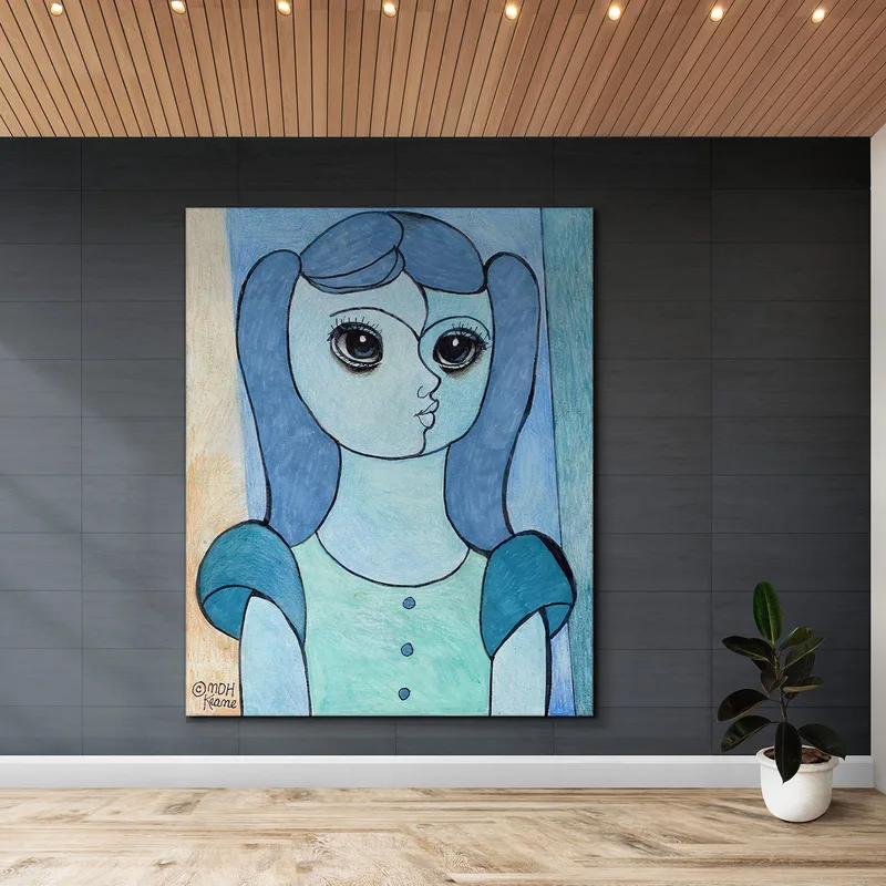 Chica De Azul Margaret Keane