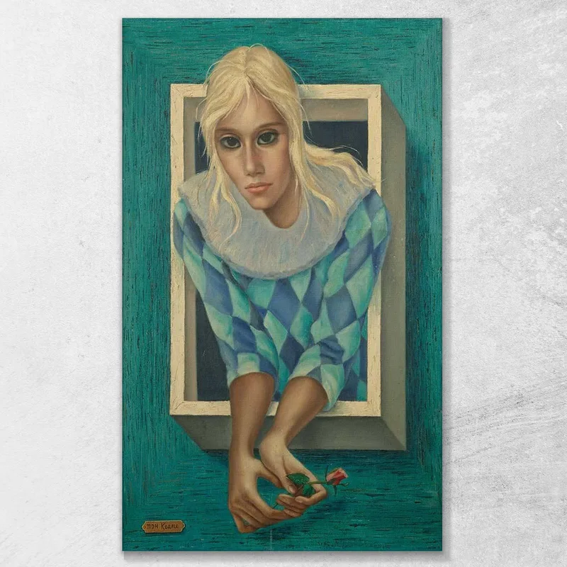 Chica Arlequín Margaret Keane