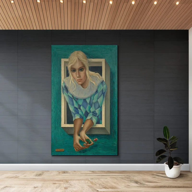 Chica Arlequín Margaret Keane