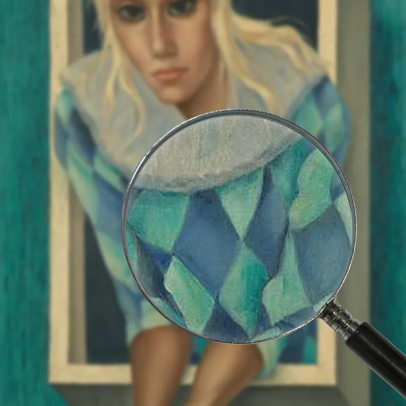 Chica Arlequín Margaret Keane