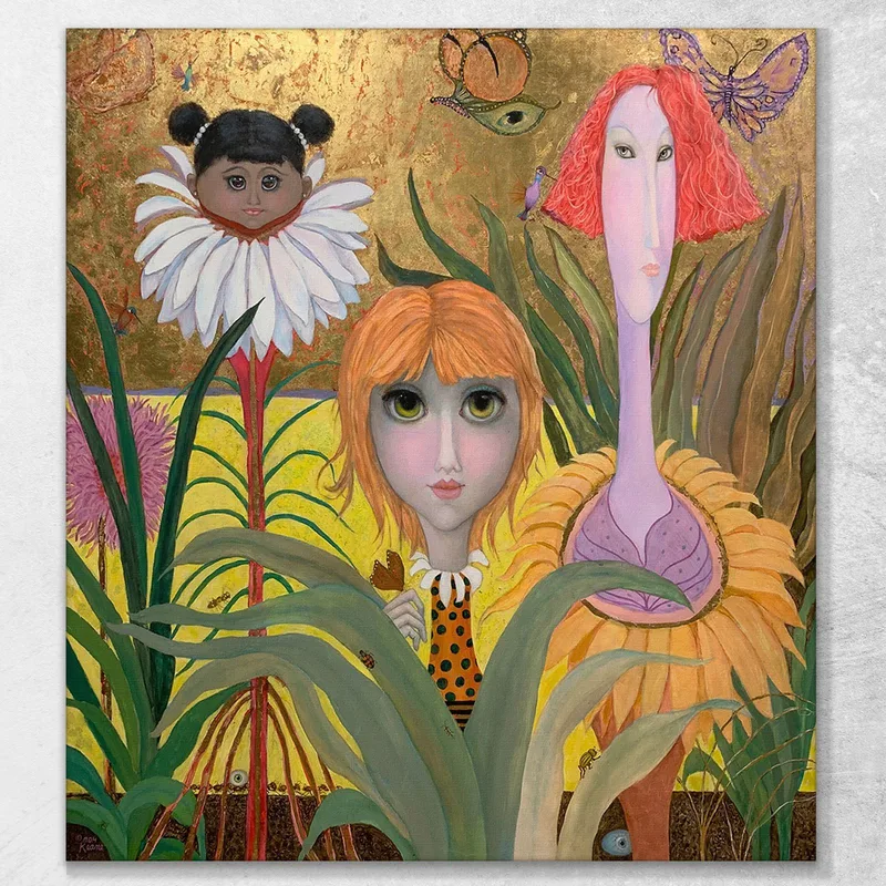 Esto Es Lo Que Hay En Un Campo De Mostaza Amarilla Margaret Keane