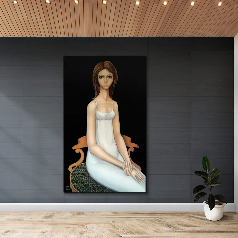 En El Umbral - Litografía Margaret Keane
