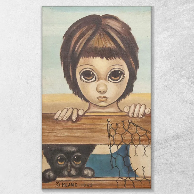 Los Dos Miran Hacia Fuera Margaret Keane