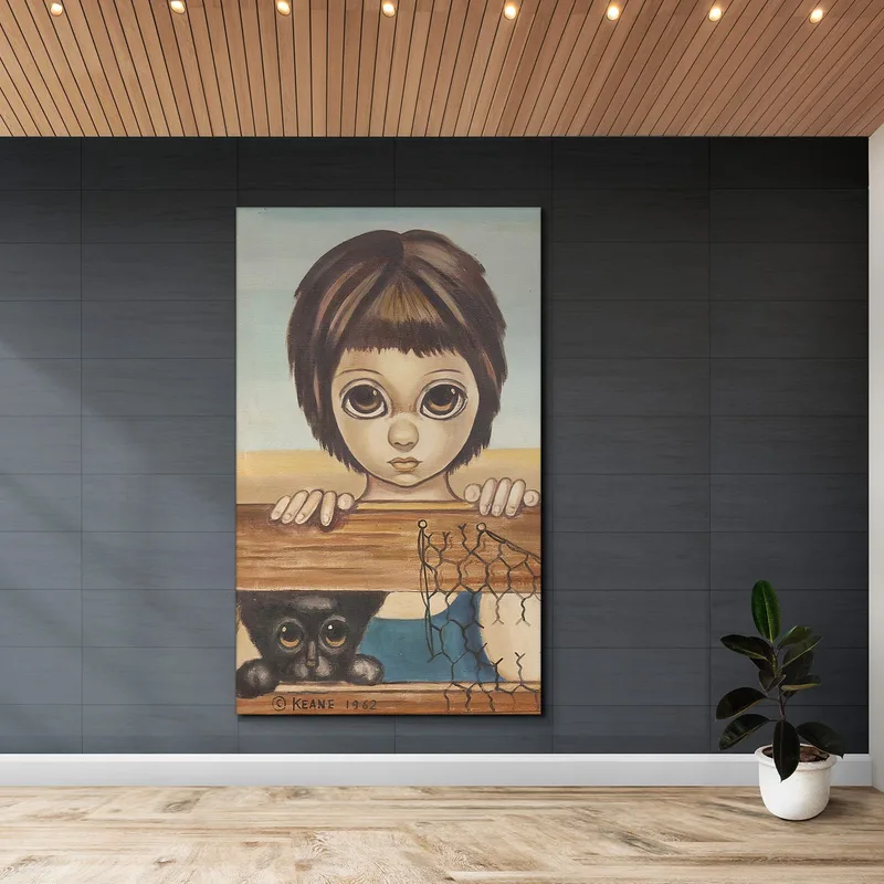 Los Dos Miran Hacia Fuera Margaret Keane