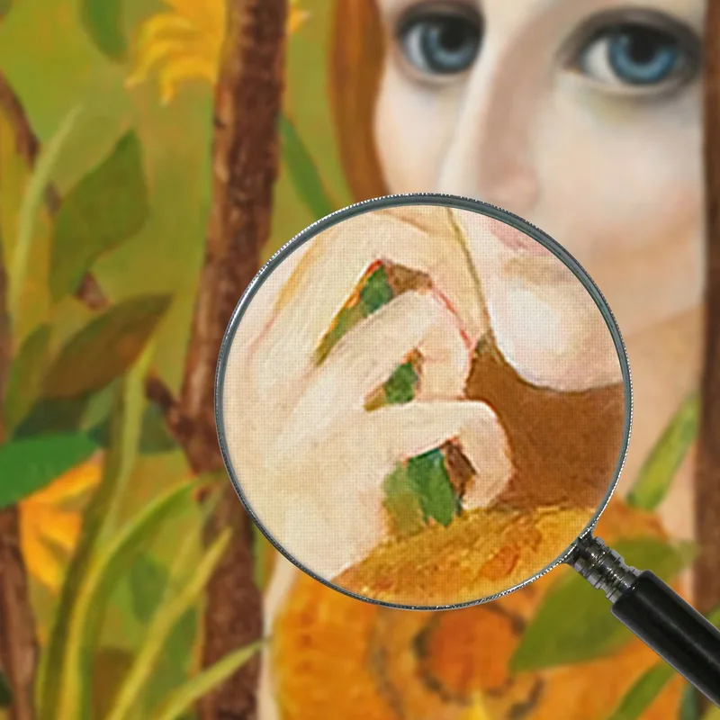 Mujer Entre Girasoles Margaret Keane