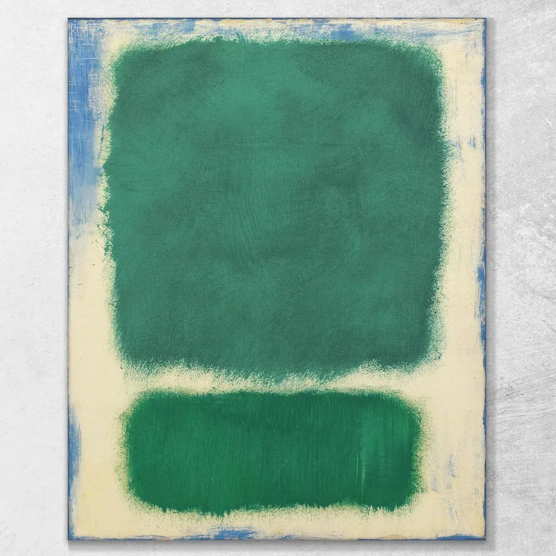 Senza Titolo - Crema Verde E Luce Blu Mark Rothko