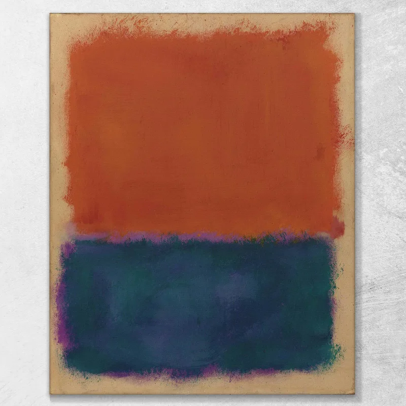 Untitled - Orange Purple Mark Rothko