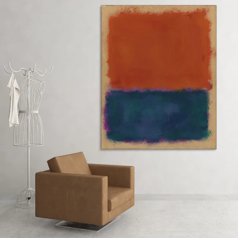 Untitled - Orange Purple Mark Rothko