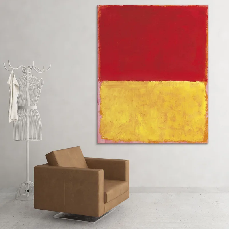 Ohne Titel - Rot Gelb Pink Mark Rothko