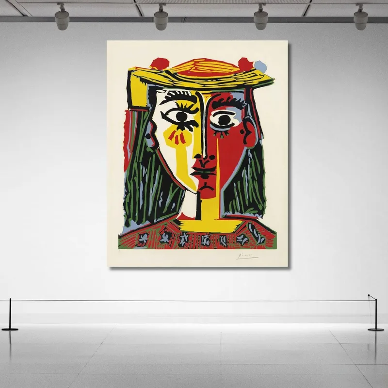 Busto Di Donna Con Cappello Pablo Picasso