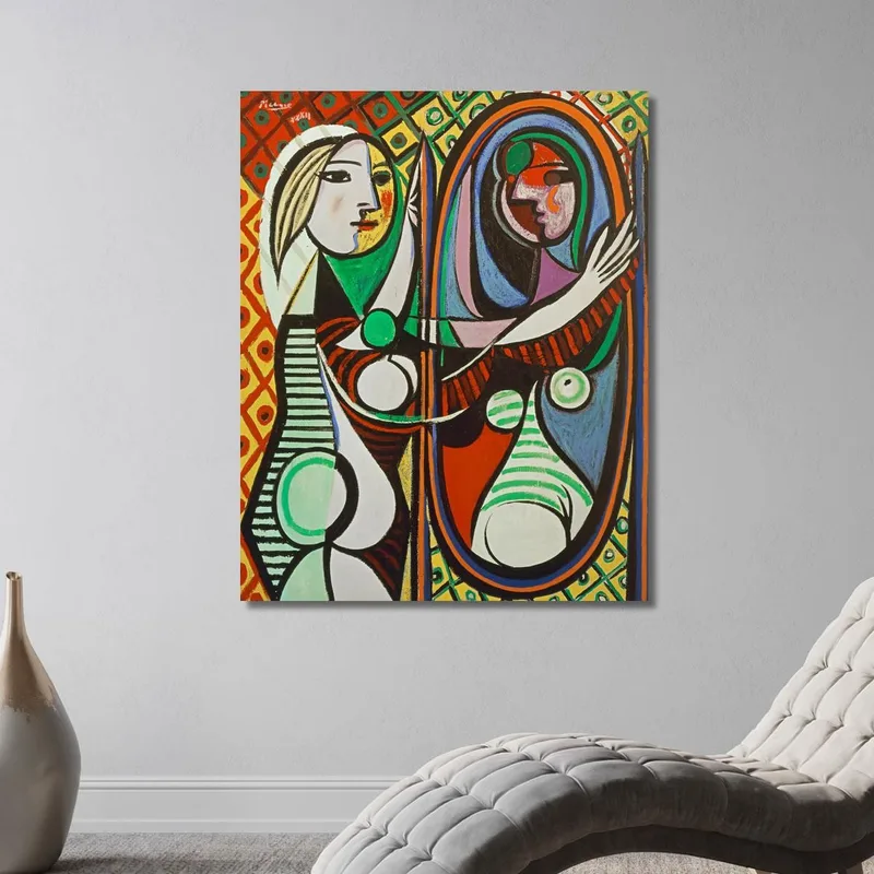 Ragazza Davanti Allo Specchio Pablo Picasso