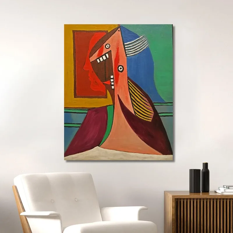 Busto Di Donna E Autoritratto Pablo Picasso