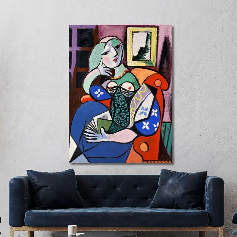 Donna Con Libro Pablo Picasso