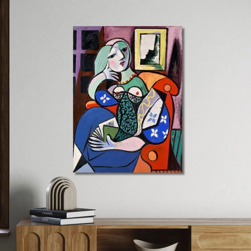 Donna Con Libro Pablo Picasso