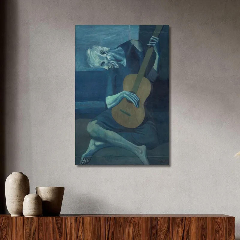 Vecchio Chitarrista Chicago Pablo Picasso