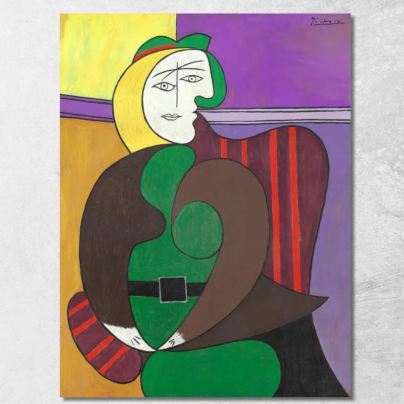 The Red Armchair Pablo Picasso canvas print