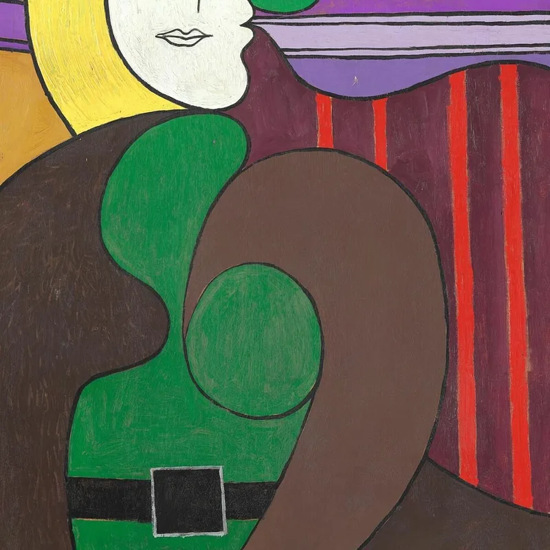 The Red Armchair Pablo Picasso