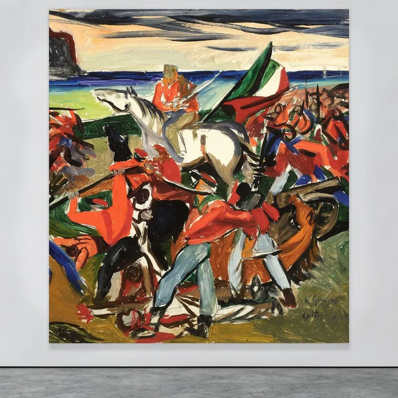La Batalla De Ponte Ammiraglio Renato Guttuso