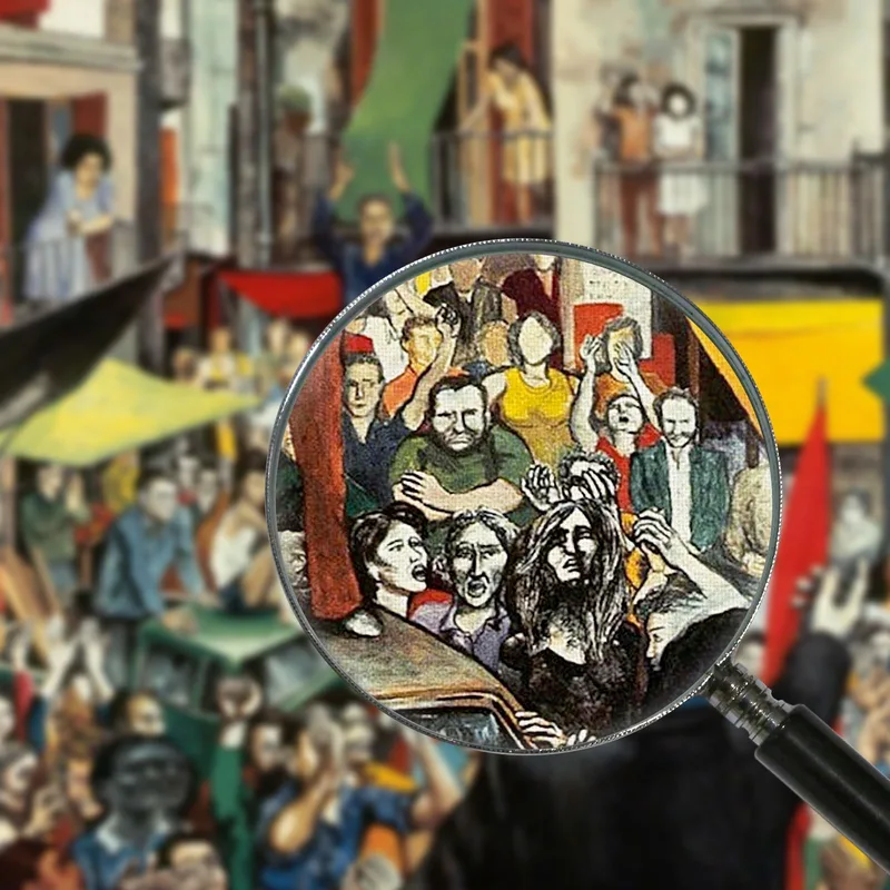 Reunión En La Plaza Renato Guttuso