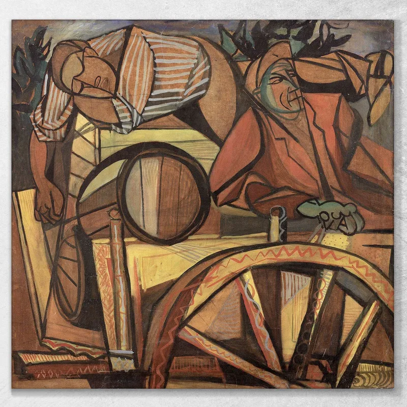 Dos Carteros De Noche Renato Guttuso