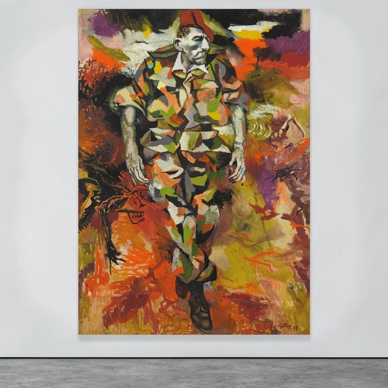 Retrato De Massu Danza De La Muerte En El Desierto Renato Guttuso