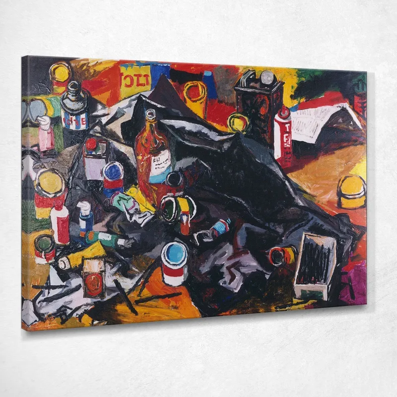 Lo Studio Dellartista Renato Guttuso quadro stampa su tela