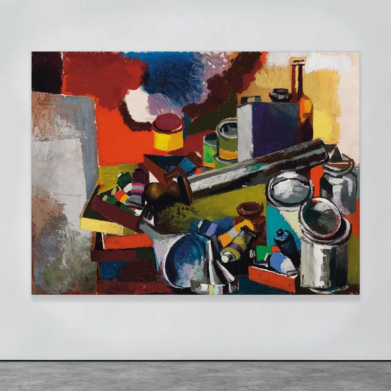 Mesa Y Objetos En El Estudio Renato Guttuso