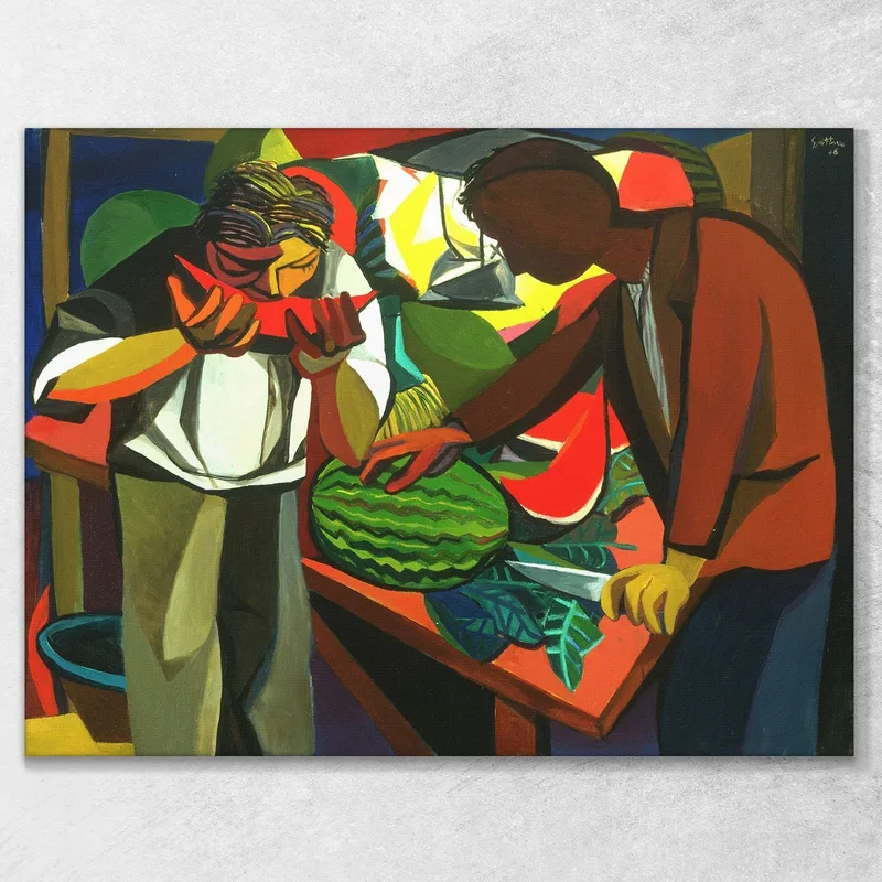 Mangiatori Di Meloni Renato Guttuso