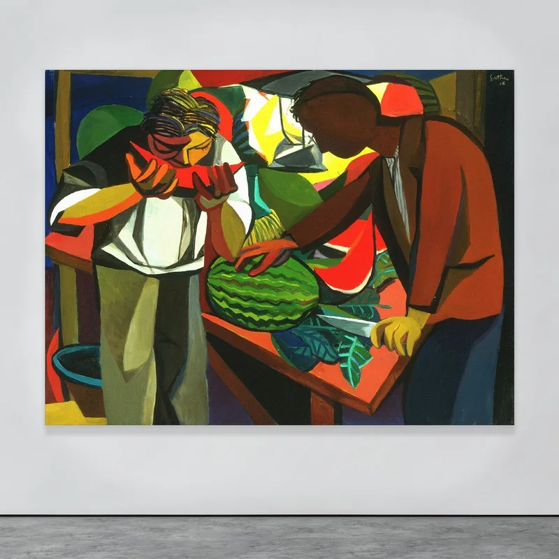 Mangiatori Di Meloni Renato Guttuso