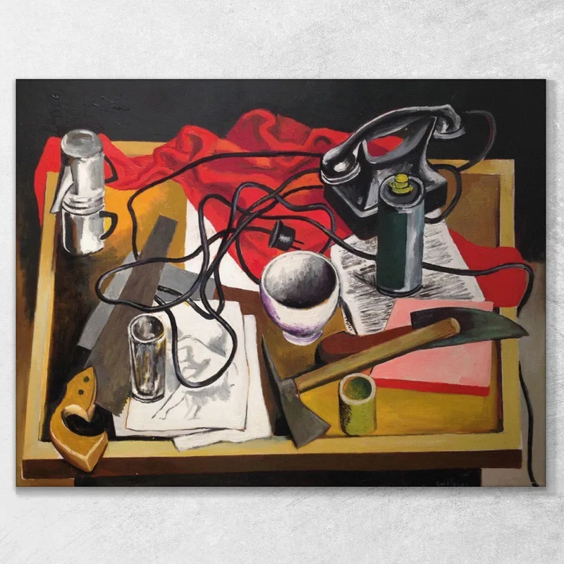 Naturaleza Muerta Con Herramientas De Trabajo Renato Guttuso