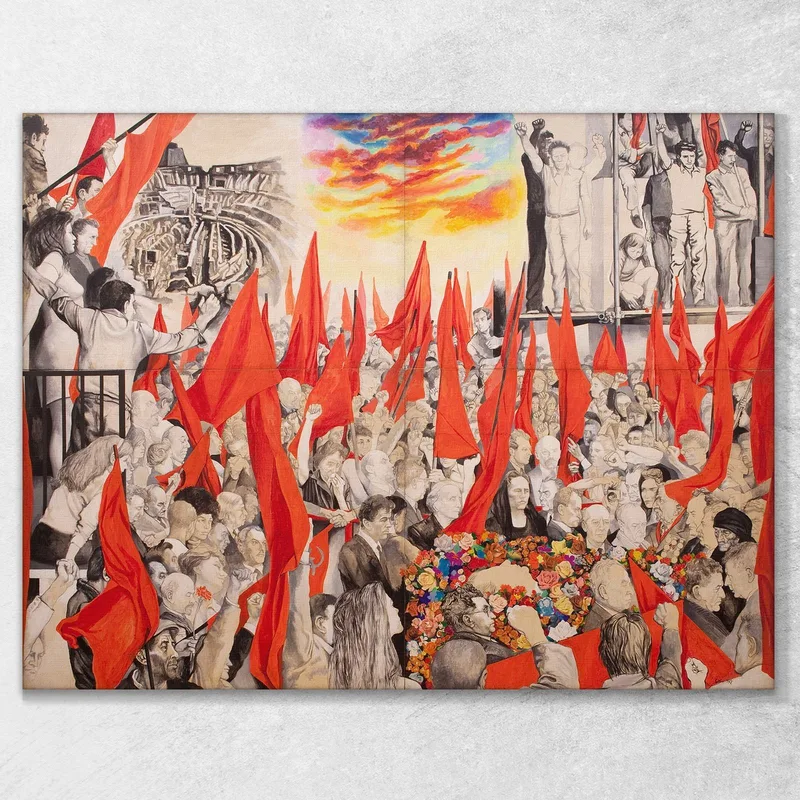 Funerales De Togliatti Renato Guttuso