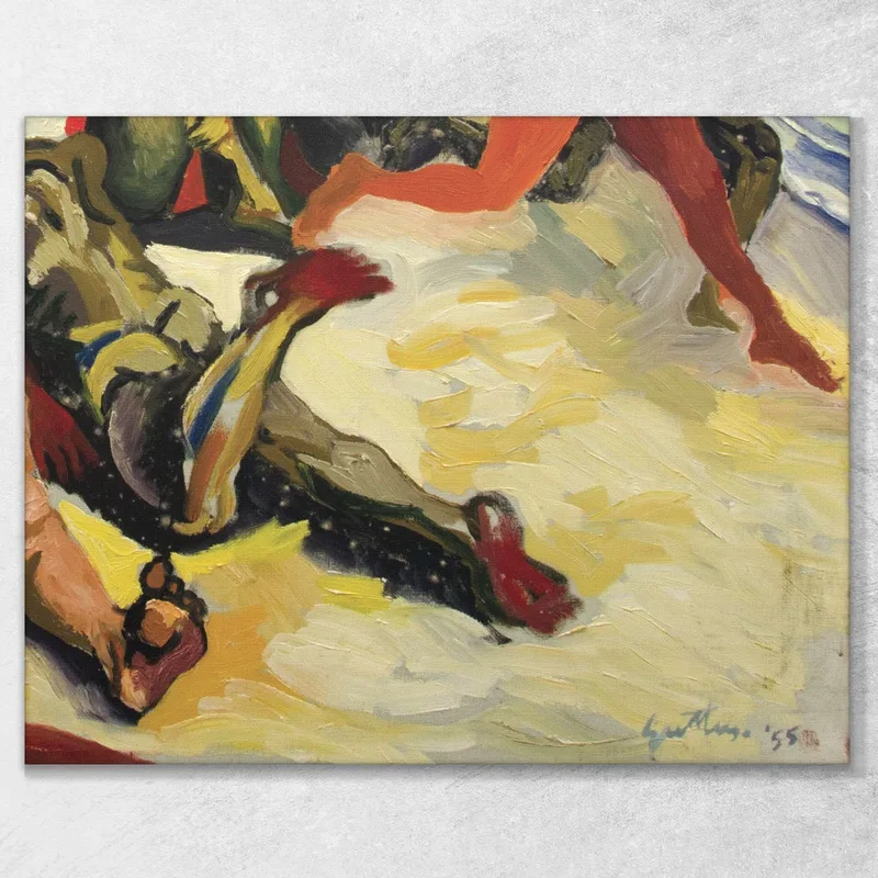 In Spiaggia Renato Guttuso