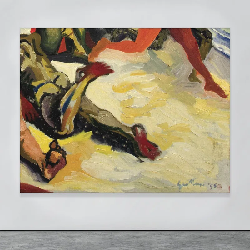 In Spiaggia Renato Guttuso