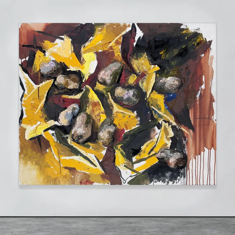 Patate Su Carta Gialla Renato Guttuso