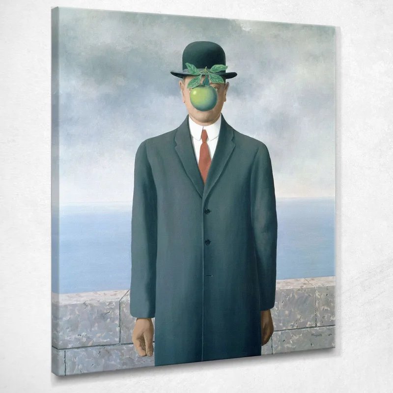 Il Figlio Dell'Uomo René Magritte quadro stampa su tela