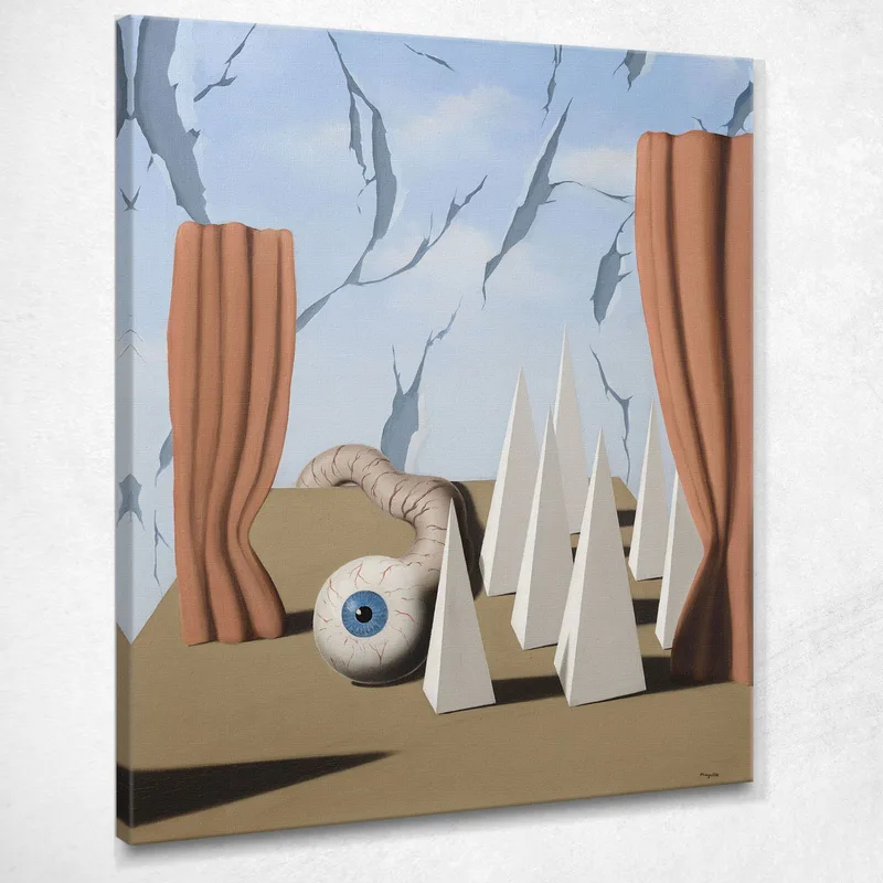 Il Mondo Poetico René Magritte quadro stampa su tela
