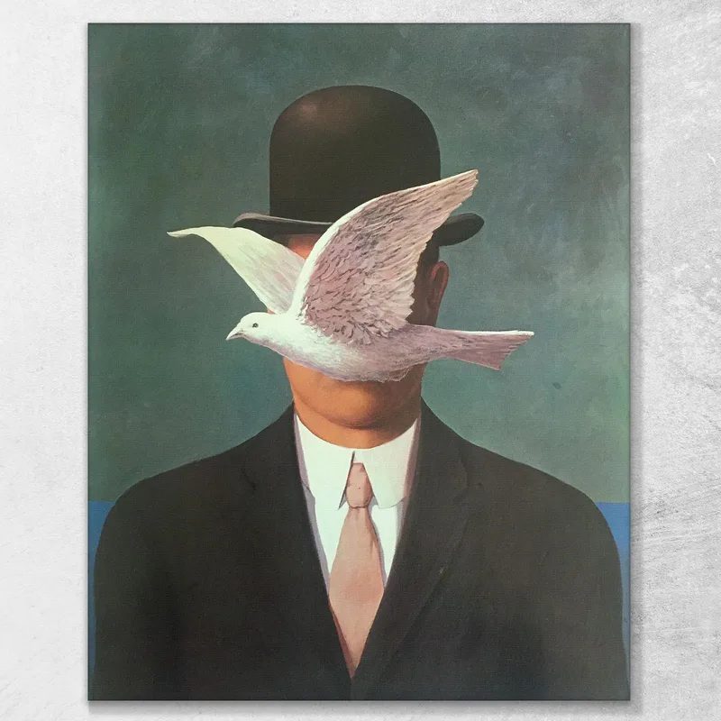 The Man With The Bowler Hat René Magritte